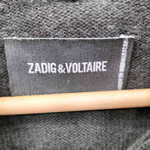 zodig&voltaire CASSY C PATCH cashmere カシミヤ100 スターエルボーパッチ ジップアップ パーカー レディース XS