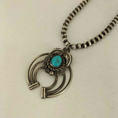 ナバホ NAVAJO NAJA ナジャ ターコイズ ペンダント ナバホパール ネックレス メンズ