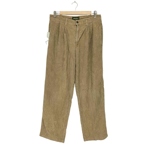 エディーバウアー Eddie Bauer 2タックコーデュロイパンツ メンズ 33×30