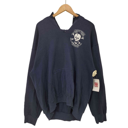タルテックス TULTEX 80-90s usa製 両面プリントプルオーバーパーカー メンズ import:XL