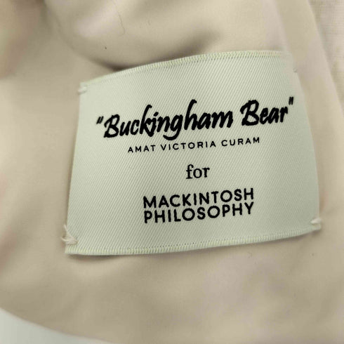 マッキントッシュフィロソフィー MACKINTOSH PHILOSOPHY × BUCKINGHAM BEAR バッキンガムベア パデット マフラー メンズ