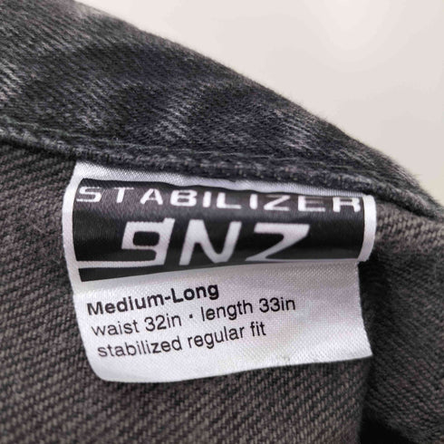 STABILIZER GNZ ブラックデニムパンツ メンズ W32