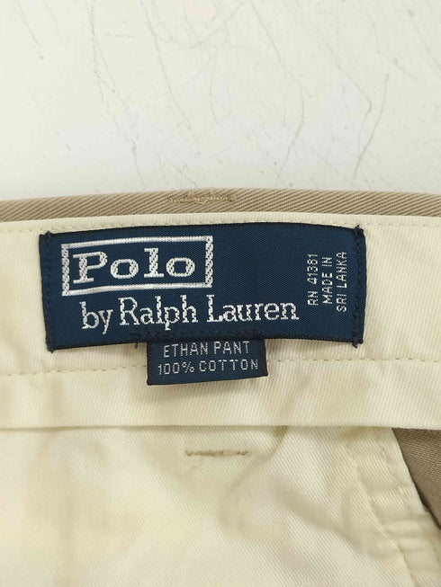 ポロバイラルフローレン Polo by RALPH LAUREN 90S スリランカ製 2タック ETHAN PANT メンズ 36/32