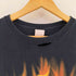 ファイヤースカル プリント Tシャツ メンズ
