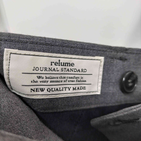 ジャーナルスタンダードレリューム JOURNAL STANDARD relume 23SS スムースフレアタックパンツ ワイドスラックス レディース 36