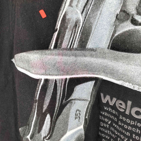 ARME ウェポン ラメプリント Tシャツ メンズ import:XL