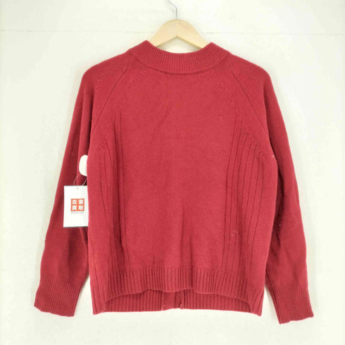 ノンブルアンペール NOMBRE IMPAIR ノーカラーラグランスリーブウールカーディガン レディース F