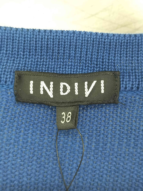 インディヴィ INDIVI ハイネックインナー付きカーディガン レディース JPN:38