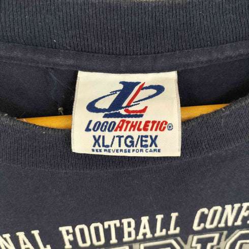 ロゴアスレチック LOGO ATHLETIC 90s シングルステッチ フットボールチームプリント Tシャツ メンズ import:XL