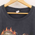 ハーレーダビッドソン HARLEY-DAVIDSON 00s ファイヤーパターン ガール バイク プリント Tシャツ メンズ 2X