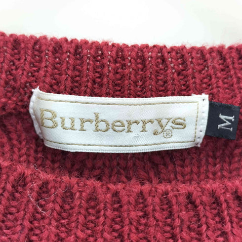 バーバリーズ BURBERRYS 90s クルーネックウールニット レディース import:M