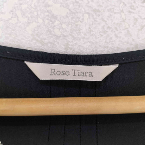 ローズティアラ Rose Tiara フロントレースデザインラウンドネックカットソー レディース 46