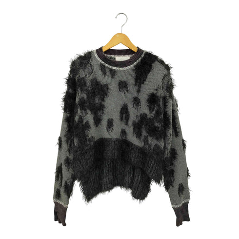 マメクロゴウチ Mame Kurogouchi The Second Diary期 Lame Jacquard Knit ラメジャガード シャギー クルーネック ニット セーター レディース 2