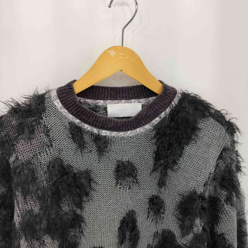 マメクロゴウチ Mame Kurogouchi The Second Diary期 Lame Jacquard Knit ラメジャガード シャギー クルーネック ニット セーター レディース 2