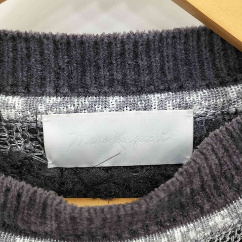 マメクロゴウチ Mame Kurogouchi The Second Diary期 Lame Jacquard Knit ラメジャガード シャギー クルーネック ニット セーター レディース 2
