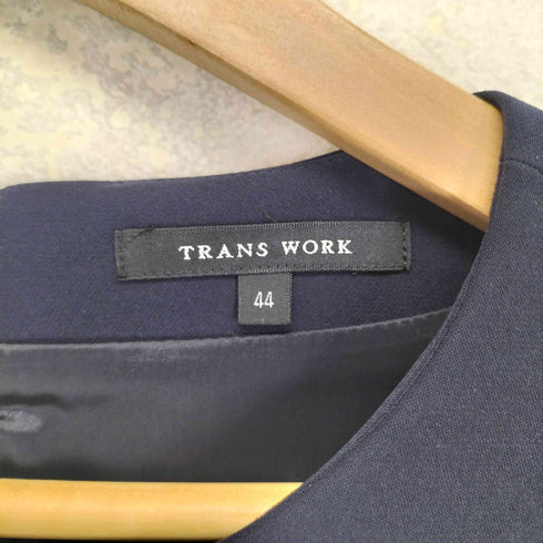 トランスワーク TRANS WORK バックジップフォーマルマキシワンピース レディース 44