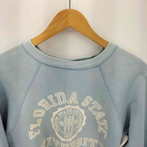チャンピオン Champion 60s 大文字ランタグ後期 カレッジ 三段プリント ラグラン スウェット メンズ import:M