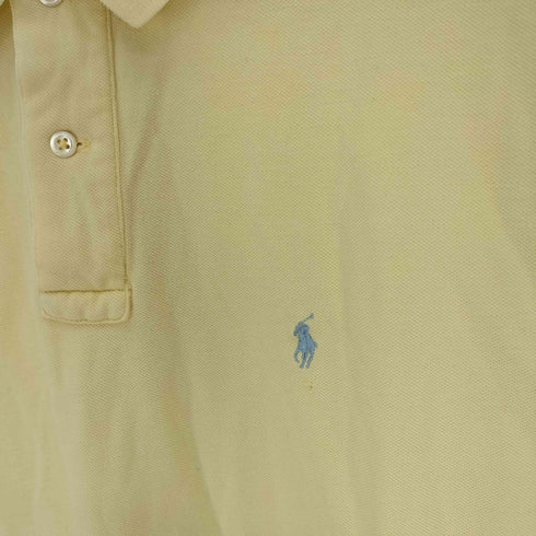 ポロバイラルフローレン Polo by RALPH LAUREN 90S USA製 ポニー刺繍 コットン ポロシャツ メンズ import:L