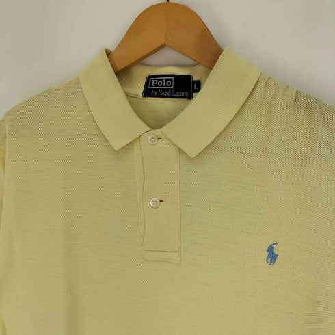 ポロバイラルフローレン Polo by RALPH LAUREN 90S ポニー刺繍 コットン ポロ シャツ メンズ import:L