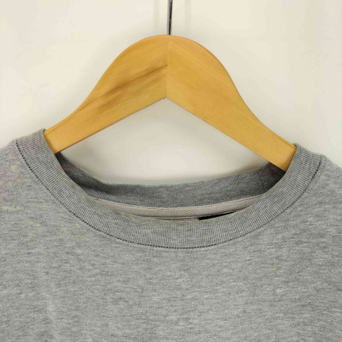ステューシー Stussy 00S ロゴ刺繍 王冠 クラウン プリント 裏起毛 クルーネック スウェット トレーナー メンズ import:XL