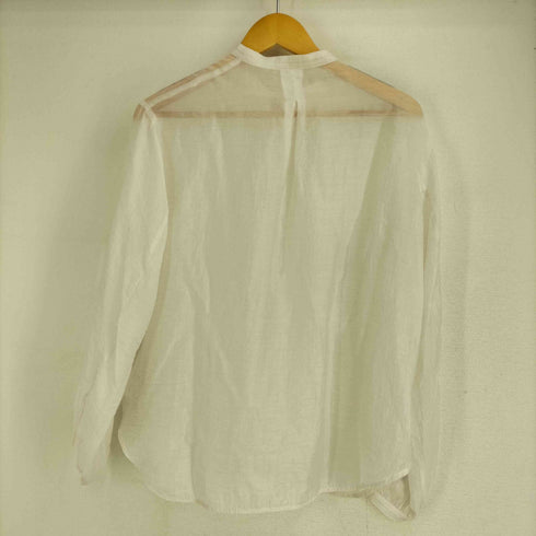 スローブイエナ SLOBE IENA 23SS バンドカラーシアーシャツ レディース