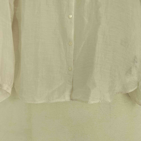スローブイエナ SLOBE IENA 23SS バンドカラーシアーシャツ レディース