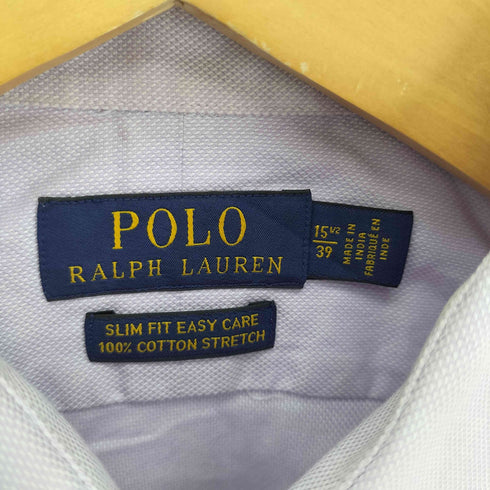 ポロラルフローレン POLO RALPH LAUREN SLIM FIT EASY CARE コットン L/S シャツ メンズ 15-1/2