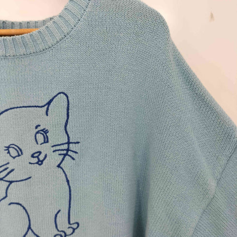 キャンディストリッパー Candy Stripper MAKE YOURSELF KNIT 猫刺繍 ニット レディース JPN:2
