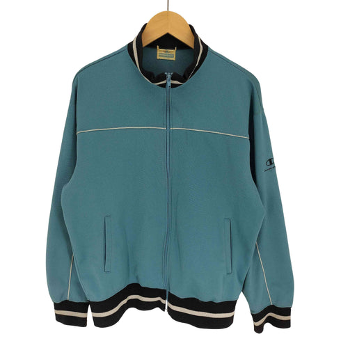 チャンピオン Champion 80-90S USA製 ロゴ刺繍 トラック ジャケット メンズ