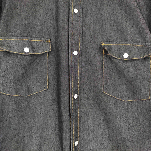 アイテムズ アーバンリサーチ ITEMS URBAN RESEARCH デニムシャツバンドカラー ワンピース レディース FREE