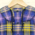 ビームス BEAMS 25AW ワイドフィット リフレクター チェック フードシャツ メンズ M