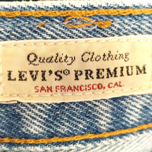 ビオトープ Biotop 501□'90S ライトインディゴ WORN IN レディース W25 L28