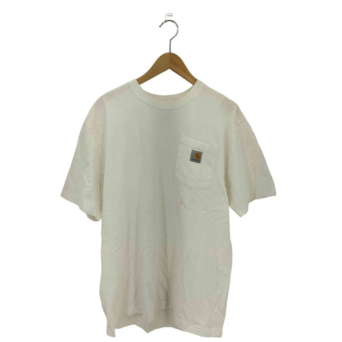 カーハート Carhartt ワンポイントロゴ ポケット半袖Tシャツ カットソー メンズ M
