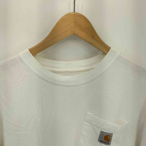 カーハート Carhartt ワンポイントロゴ ポケット半袖Tシャツ カットソー メンズ M