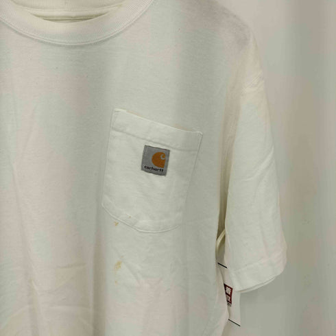 カーハート Carhartt ワンポイントロゴ ポケット半袖Tシャツ カットソー メンズ M