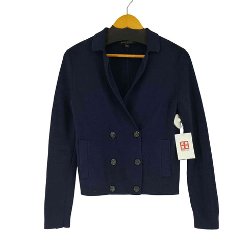 バナナリパブリック BANANA REPUBLIC ダブルブレスト ニットブレザー レディース XS