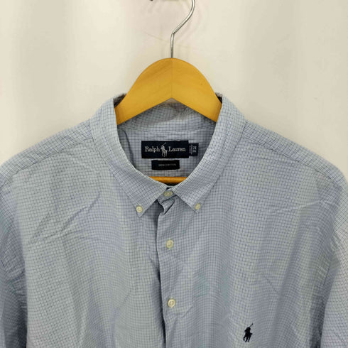 ポロバイラルフローレン Polo by RALPH LAUREN BIG SIZE ワンポイントポニー刺繍 BD長袖シャツ メンズ 2X BIG