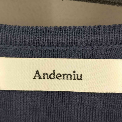 アンデミュウ Andemiu アミジヘンカリブニットワンピース レディース FREE