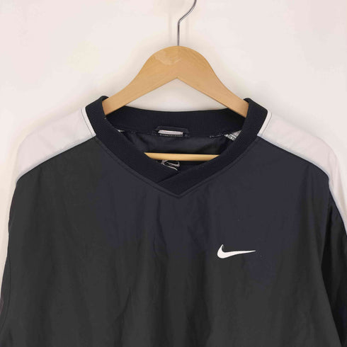 ナイキ NIKE 00S グレータグ スウッシュ刺繍 ナイロン プルオーバー メンズ import:XL