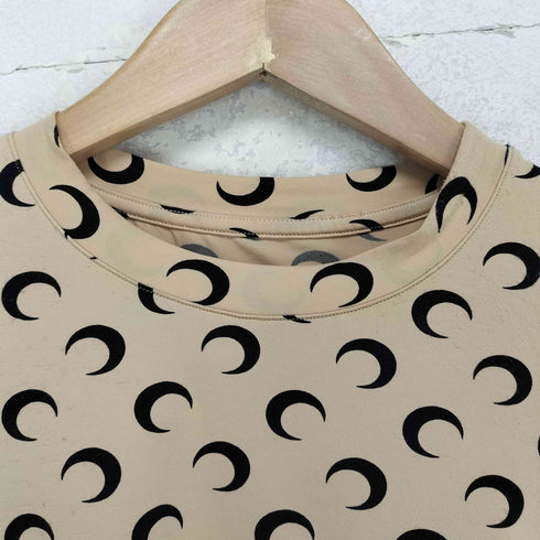 マリーンセル MARINE SERRE RECYCLED MOON JERSEY SS SHORT SLEEVES TOP レディース S