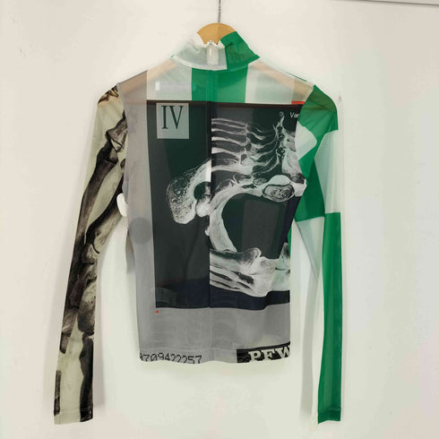 ヨウヘイ オオノ yohei ohno Graphic Mesh Top シアーカットソー レディース JPN:36
