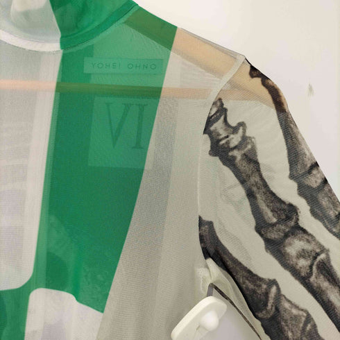 ヨウヘイ オオノ yohei ohno Graphic Mesh Top シアーカットソー レディース JPN:36