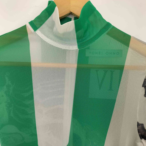 ヨウヘイ オオノ yohei ohno Graphic Mesh Top シアーカットソー レディース JPN:36