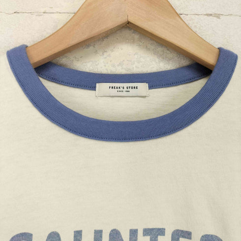 フリークスストア FREAKS STORE 25SS カラーロゴ リンガーTシャツ レディース