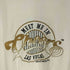 90S USA製 FRUIT OF THE LOOM ボディ コピーライト1995 CHEERS MEET ME IN LAS VEGAS 刺繍 クルーネック S/S Tシャツ シングルステッチ メンズ import:XXL