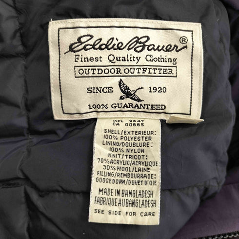 エディーバウアー Eddie Bauer 白タグ フーデッド ダウンジャケット レディース import:L