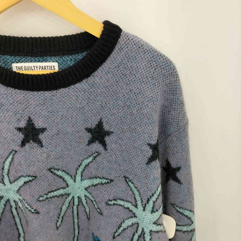 ワコマリア WACKO MARIA × 世界平和プロジェクト MOHAIR BLEND CREW NECK SWEATER TYPE-3 モヘアブレンド クルーネック ニット セーター メンズ M
