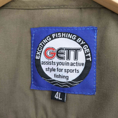 GETT フィッシングベスト メンズ 4L