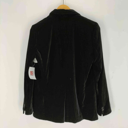 ザラ ZARA ダブルブレストベロアテーラードジャケット レディース import:M