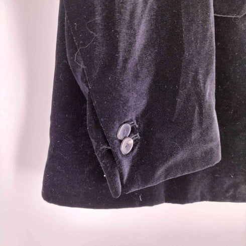 ザラ ZARA ダブルブレストベロアテーラードジャケット レディース import:M